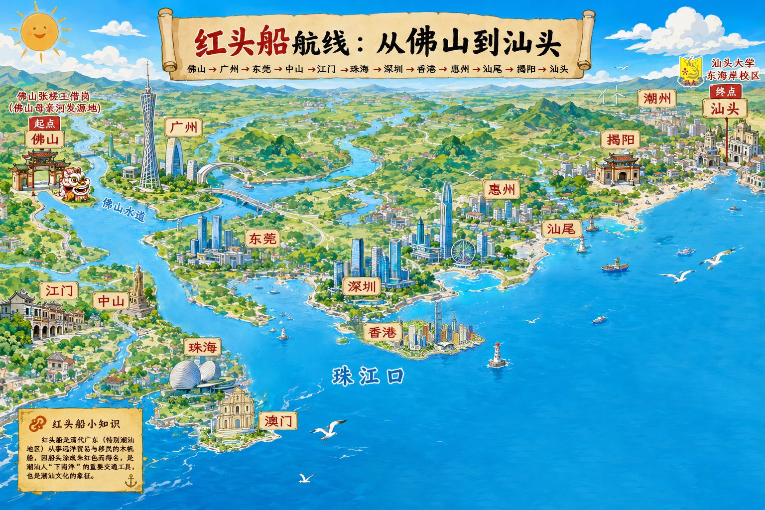 粤港澳大湾区地图